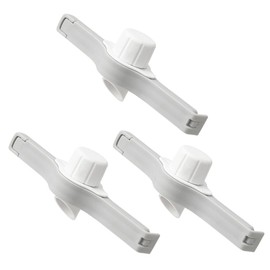 NUOLUX 3pcs Screw Cap Milk Seal Bag Clip with Cap Spout Large Diameter Sealing Clip Nozzle Sealing Large Storage Bag Food Fresh Sealer Food Freshness PP