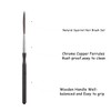 MANSUSJX Long Liner Brushes,4 PCS High Performance Script Pinstripe Brushes,