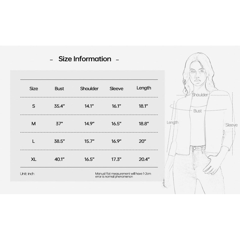 Urban CoCo Women's 3/4 Sleeve Lightweight Open Front Knit Sweater