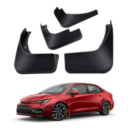 Mud Flaps Kit for 2024 Toyota Corolla Sedan 2020-2023 Mud Splash Guard Fender Front and Rear 4-PC Set