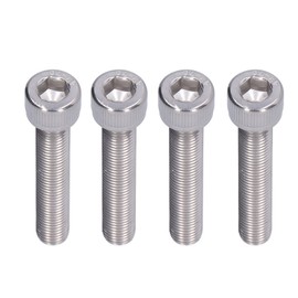 M10X1 25 Schraube M10 1,25 4Pcs Hex Bolt Socket Cap Screw A2 Stainless Steel 1.25Mm Fine Pitch Fastener Hardware (M10*55)