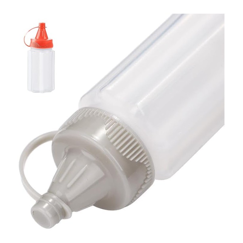 WEZCHUGHAOL Squeeze Bottles for Sauces and Condiments, 8 Pack, Mini