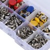 Snap Fastener Kit Metal Press Stud Leather Tich Button Tool