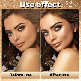 Afmicat Body Shimmer Powder, 2 piezas de polvos iluminadores con purpurina para rostro, iluminador líquido, rubor, brillo corporal, polvos brillantes,