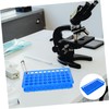 DECHOUS 2pcs Blue Plastic Scientific Test Tube Racks with Lab