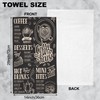 Wotinsi Hand Towels Set of 2 Coffee Restaurant Menu Hand