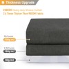 BTTN 60 Inch Stall Fabric Shower Curtain - Linen Cloth