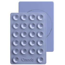 Casely Grippy | Blue Silicone Suction Phone Mount Compatible with MagSafe | Periwinkle