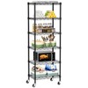 Golpart Small 6 Tier Shelves Storage Wire Shelving Unit Metal