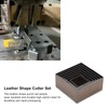 7Pcs Hollow Punch Cutter Squared Design High Carbon Steel Multipurpose