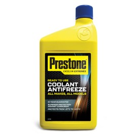 Prestone PAFR0035B Coolant Antifreeze for All Vehicles 10 year 300,000 miles Corrosion Protection, Ready to Use, 1 Litre