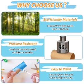 MAPVOLUT 70 Pieces Cardboard Tubes for Crafts, Brown Kraft Toilet Paper Rolls for Crafts - 1.5 x 3.2 Inches Strong and Pressure-Resistant Tubes for School Supplies Classrooms Kids DIY Art