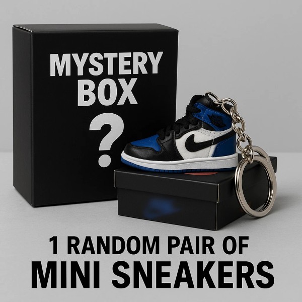 MYSTERY 3D MINI SNEAKER KEYCHAIN BLIND BOX (Right + Left