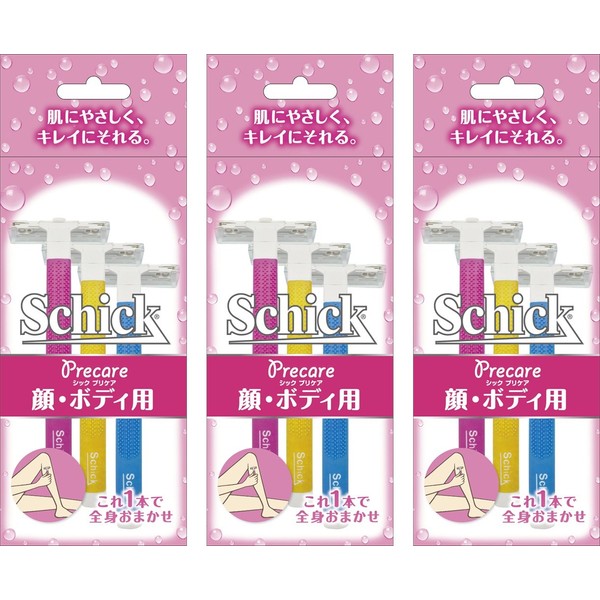 Schick Schick Tee This Point Disposable Body (3 Pieces) X 3 Pcs