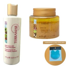 Dúo Corporal Terramar Antioxidantes Crema + Exfoliante