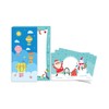 Snowman Christmas Writing Paper Set with Envelope for Kids Girls