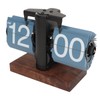 Pissente Digital Flip Down Clock, Retro Automatic Turning Battery Operated