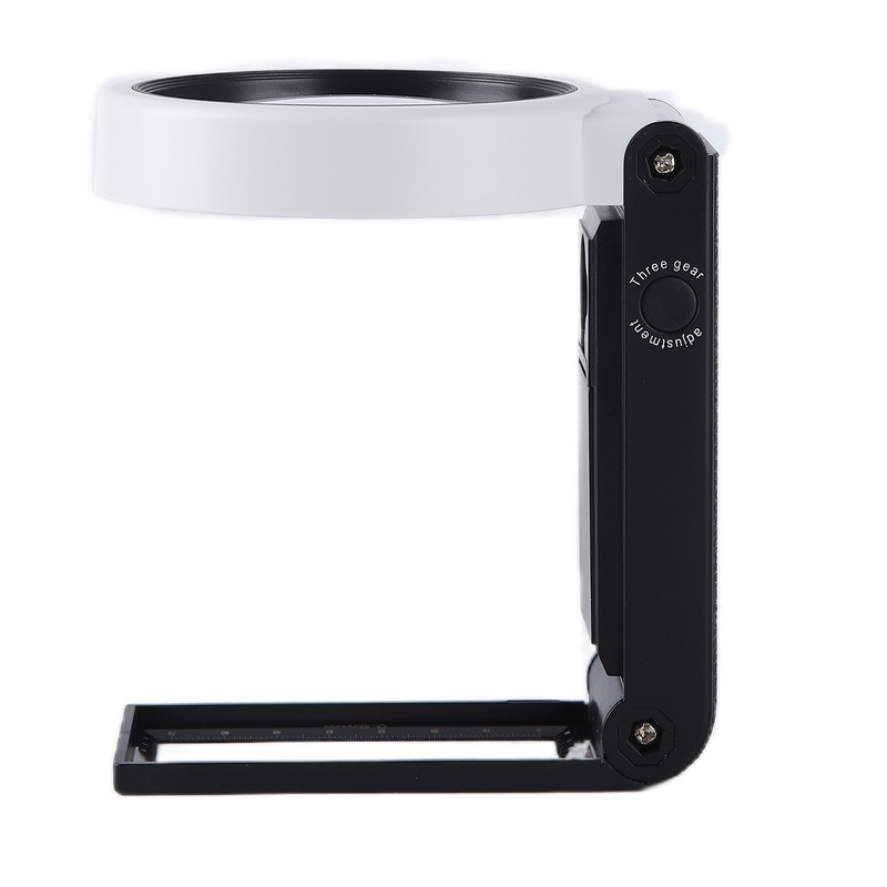 TH‑7018A Multifunctional Magnifier with LED Light Handheld Foldable Magnifying Glass