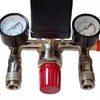 Air Compressor Pressure Switch with Dual Gauge Pump Pressure Control