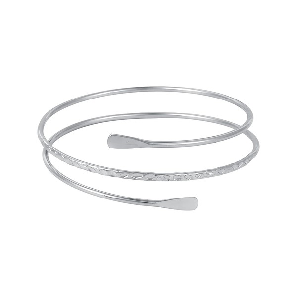 Tibond Boho Upper Arm Cuff Bracelet for Girls Women, Adjustable