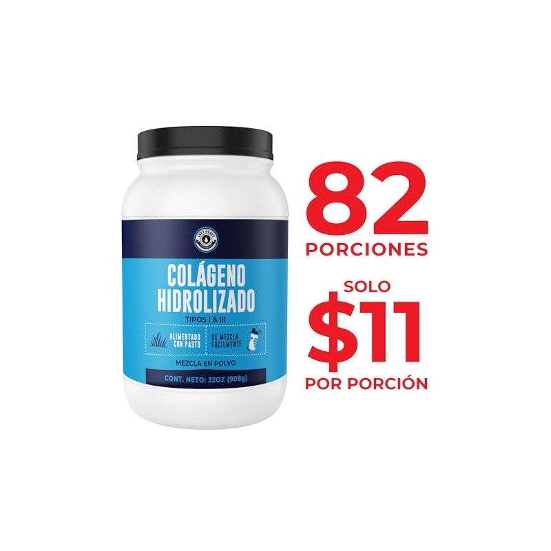 Péptidos Colágeno Hidrolizado Puro Polvo Collagen Peptides Tipo Iii Pastoreo