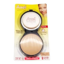 Pack 2 Maquillaje Axel Polvo Facial Control Beige Mate 15g