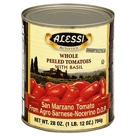 Alessi Tomato Peeled San Marzano (Pack of 4).