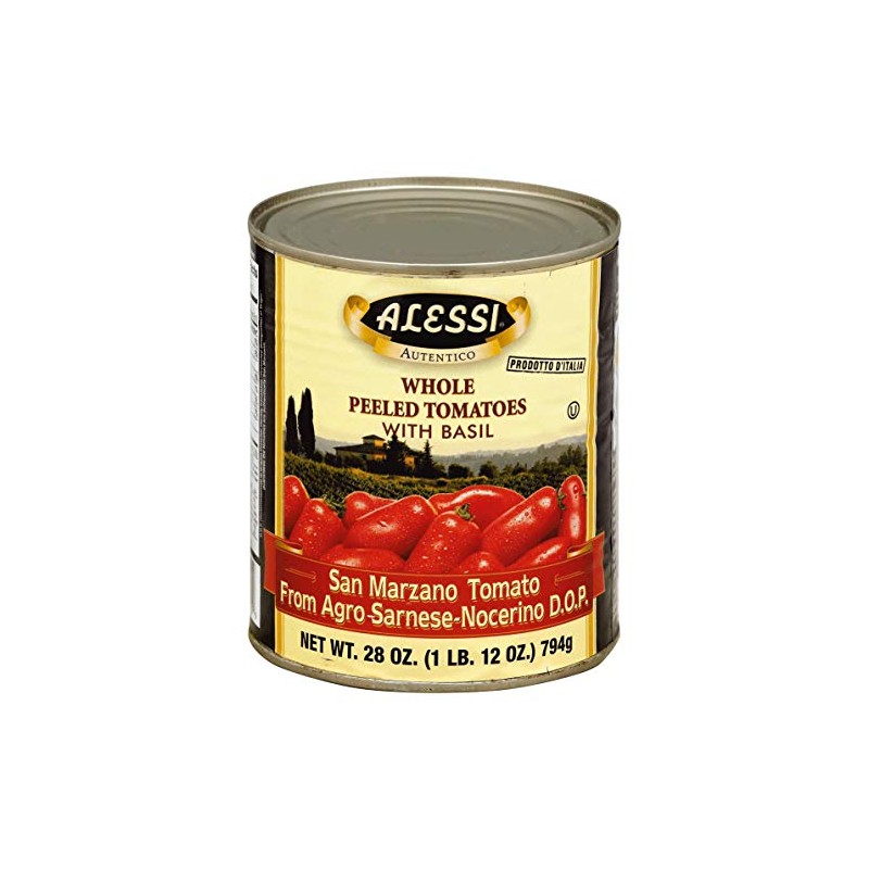Alessi Tomato Peeled San Marzano (Pack of 4).