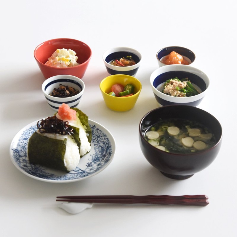 natural69 irotoridori [Bowl Small] blue, green, 6 X/Tall 3.5 cm Hasami