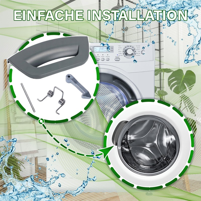Washing Machine Door Handles Set with Original Code C00288568 C00286151