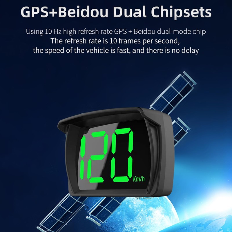 Heads-Up Display Digital Speedometer GPS KM/H Speedometer for Car Trucks