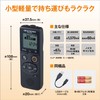 VN-551PC (IC Recorder/Conference Recording/Meeting Minutes/Evidence Recording/Class Recording/Language Learning/Karaoke/Memo Record/Interview)