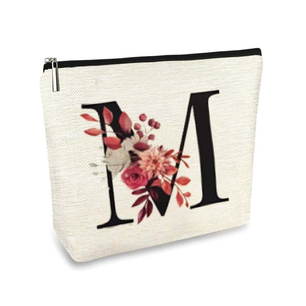 Ellxen Make up bag for women, letter make-up bag, bride