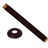 Westbrass D3608A-12 1/2" IPS x 8" Round Ceiling Mount Shower