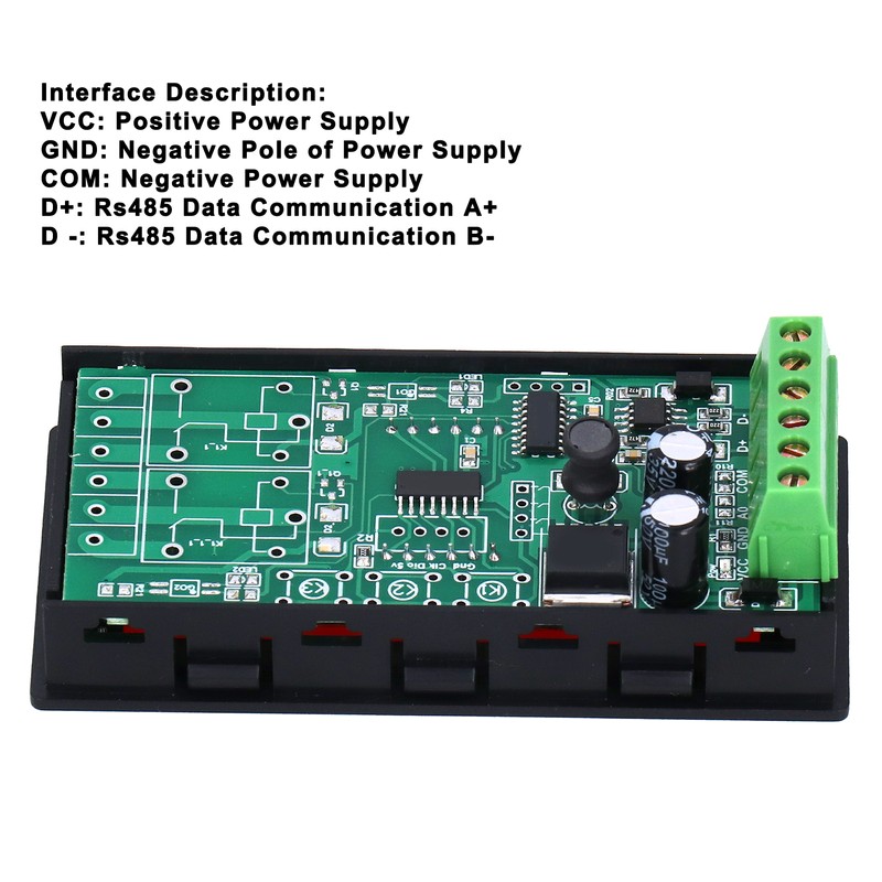 PLC Display LED Serial Port Meter Communication 4Digit DC536V for