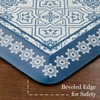 MARTHA STEWART Comfort Anti Fatigue Strie Medallion Tile Kitchen Mat,