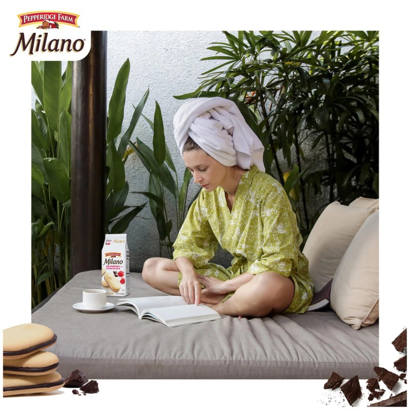 Pepperidge Farm Raspberry Chocolate Milano Cookies 7 Ounce Pack of
