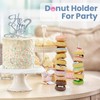 12 Pack Acrylic Donut Stands Clear Donut Holder 15.4 Inch