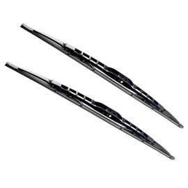 OEM Quality 22" + 22" Premium All-Seasons Metal Frame J-Hook Windshield Wiper Blades(Set of 2)