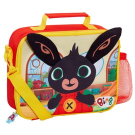Bing Bunny 3D Ears Kids Insulated Lunch Bag Boys Girls Nursery School Lunch Box Drinks Holder with Detachable Strap