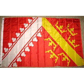 Alsace France Flag 3'x5' French Province Banner
