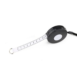 WIN TAPE 80'' / 205 CM Black Retractable Tape Measure with Black Rope