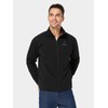 ORORO Men’s Heated Fleece Jacket with Battery, Fleece Heating Jacket