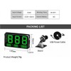 Car Headup Display GPS Digital Speedometer with 4.5 Inch LED