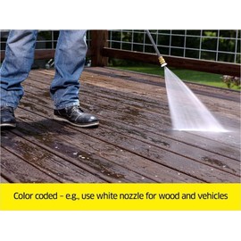 Kärcher Universal 5 Piece Spray Nozzle Kit for Pressure Washers up to 4000 PSI - Quick Connect Fitting