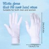 ODDerZZii 2 Pairs Cotton Gloves, White, White Gloves, Gloves with
