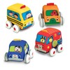 Melissa & Doug K's Kids Pull-Back Town Vehicle Set -