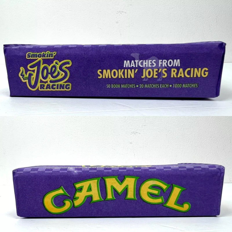 Camel Smokin Joe's Racing Tin Match Box Joe Camel Matches