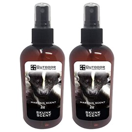 Outdoor Hunting Lab Skunk Scent Spray 2 oz - Skunk Urine Cover Spray and Extra Strong Prank Smell (2 Bottles)