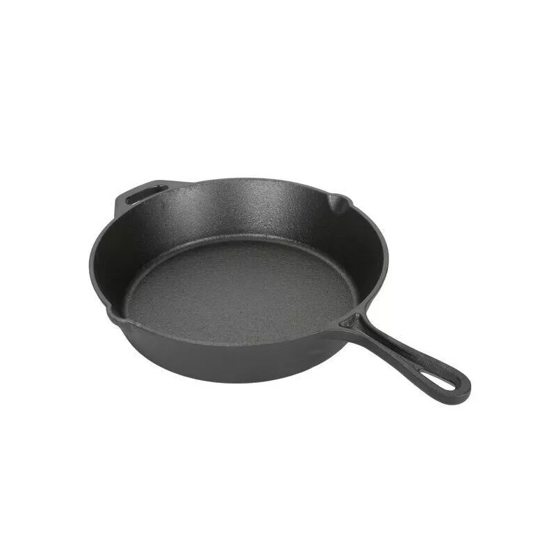OZARK TRAIL 8 PC PRE SEASONED CAST IRON SKILLET COOKWARE